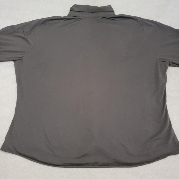 Soft Surroundings Black Pink Peek-a-boo Layered Soft Knit Button-up Cardigan XL - Picture 7 of 12